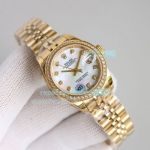 Yellow Gold Rolex Datejust 28mm Replica Watch Jubilee Band